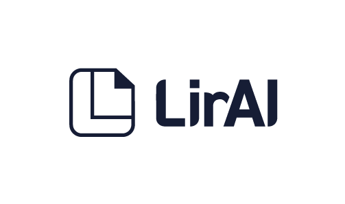 LirAI-Logo: Icon und Wortmarke